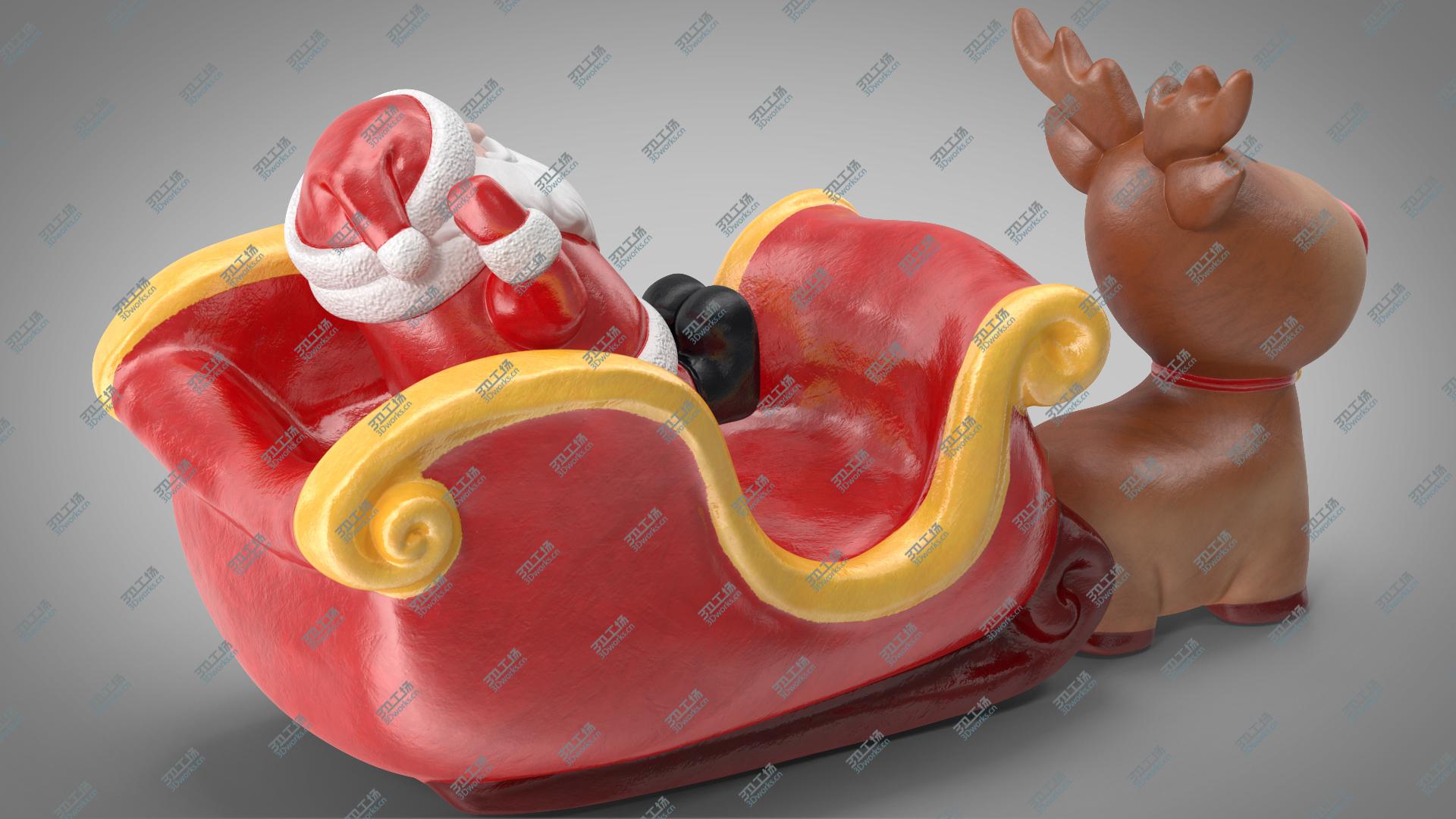 images/goods_img/202105071/Santa Claus with Sleigh Decorative Figurine 3 3D/4.jpg